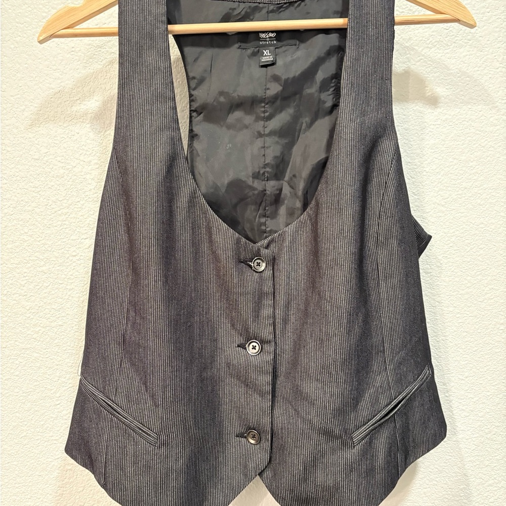 Mossimo Supply Co. Black Stretch Vest